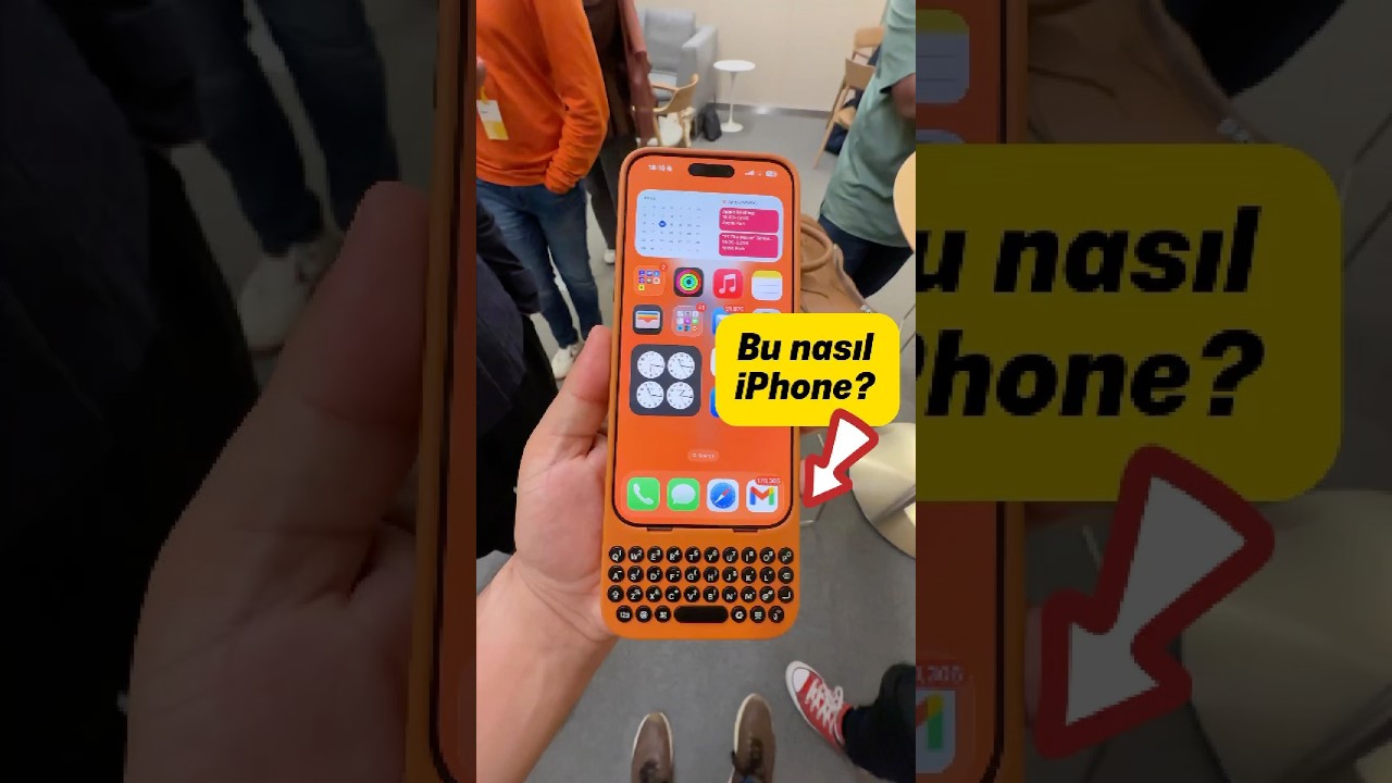 Tuşlu iPhone olur mu? ￼