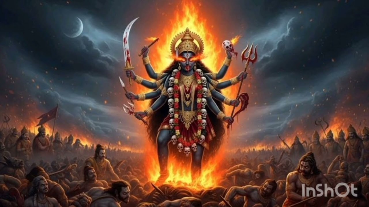 महाकाली स्तोत्र 🙏🏻#hindugod #viralbhajan #hindudeity #महाकाली 