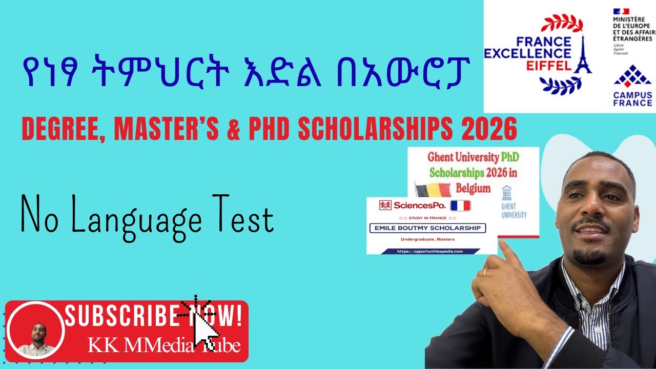 Fully Funded Scholarship for the Global South: BA/BSC, Master’s, and PhD in Europe #belgium #france