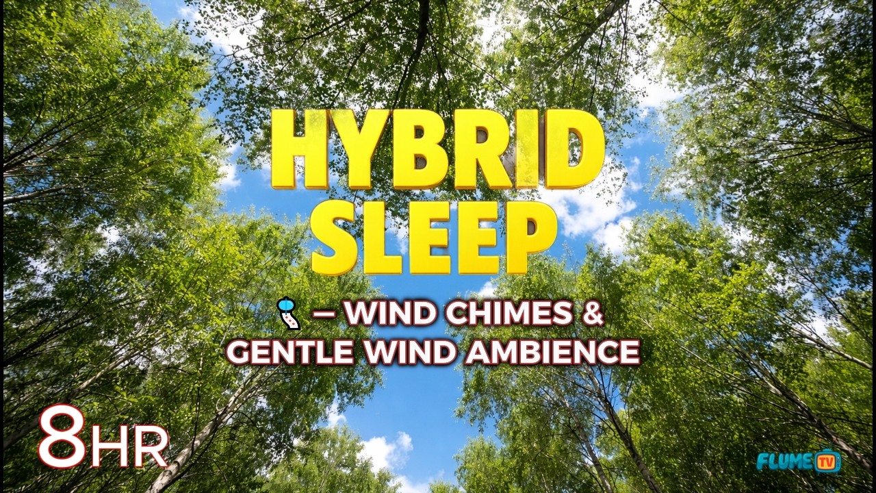 🎐🌬️ 𝐇𝐘𝐁𝐑𝐈𝐃 𝐒𝐋𝐄𝐄𝐏 &mdash; Wind Chimes & Gentle Wind Ambience | Peaceful Sleep & Relaxation &mdash; 8 HOURS