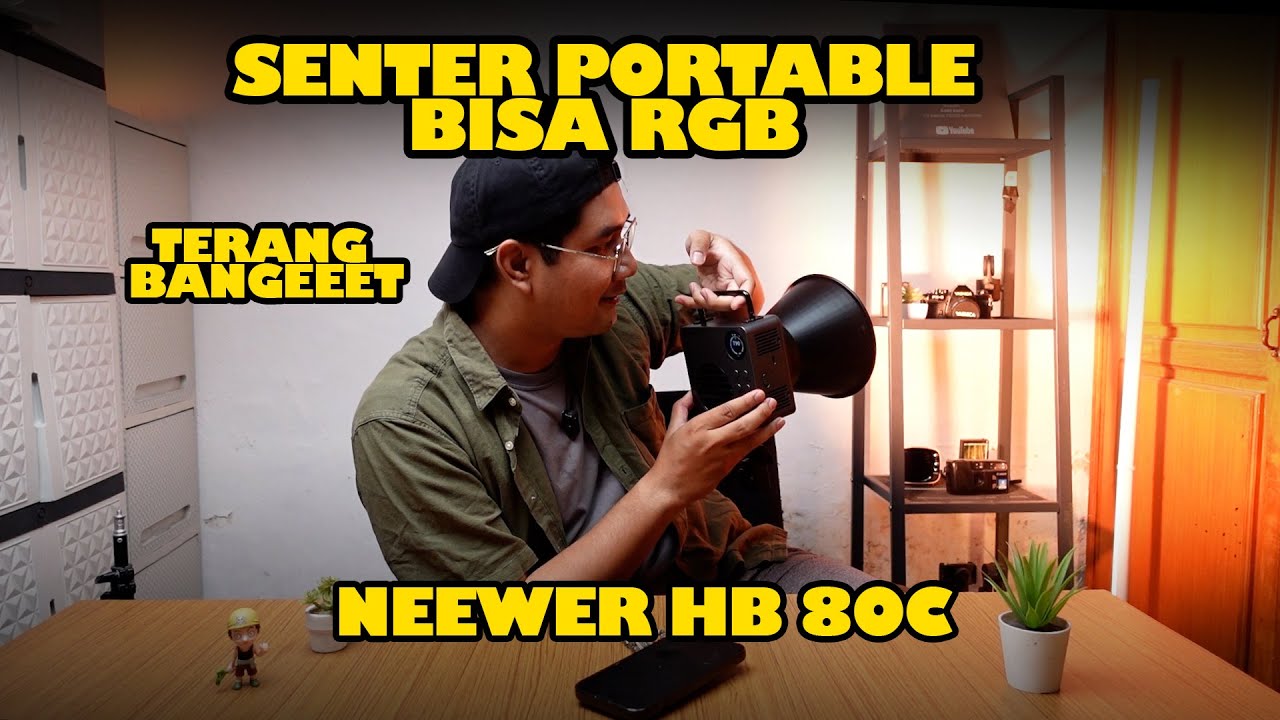 Senter Portable Super Terang Bisa RGB | Neewer HB 80C