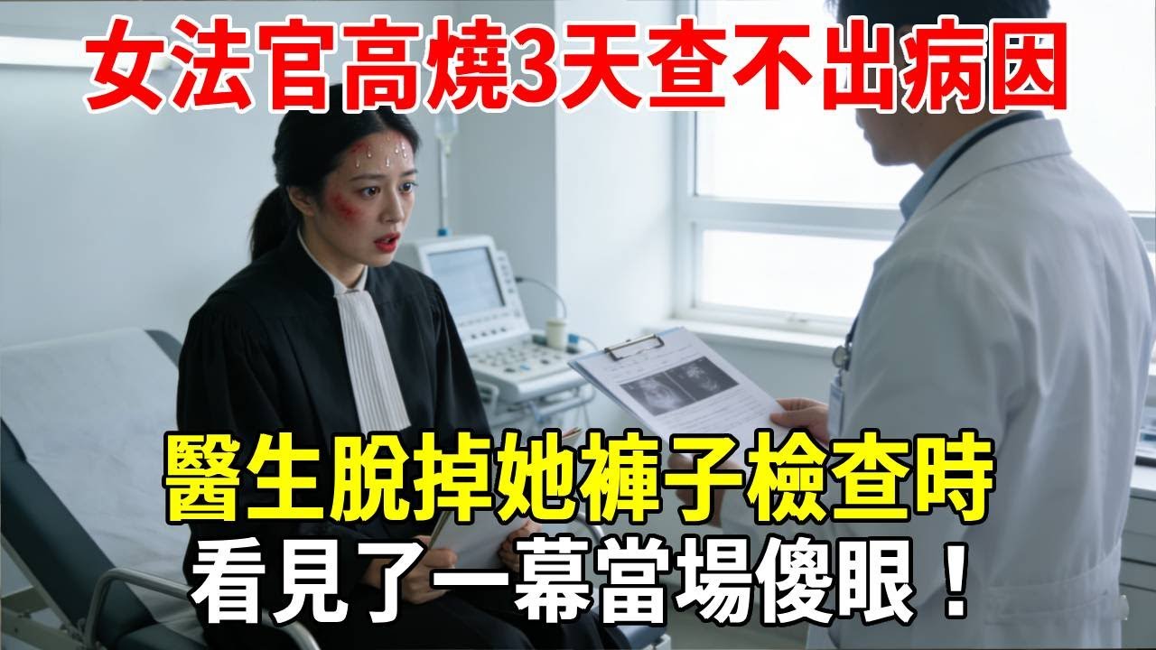 女法官高燒3天查不出病因，醫生脫掉她褲子檢查時，看見了一幕當場傻眼！