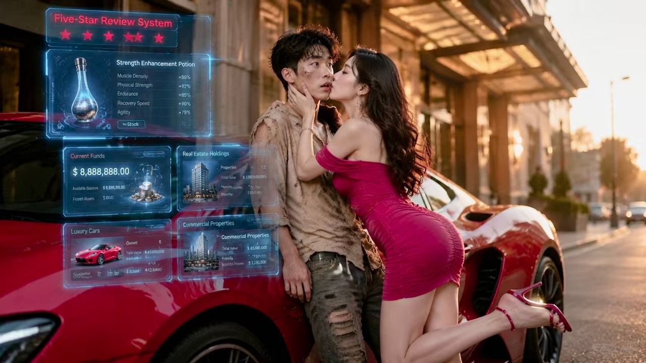 Gorgeous drunk CEO hit on roadside driver.After passionate night,she leave him five-star review!