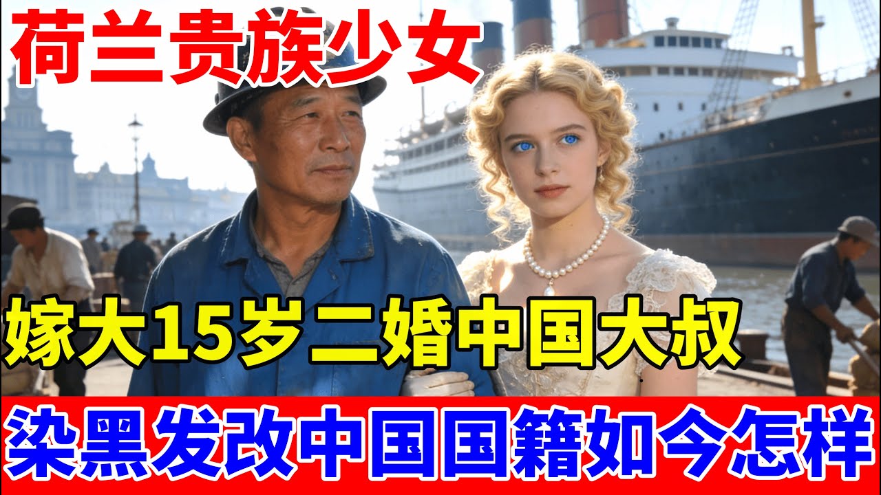 荷兰贵族少女,嫁大15岁二婚中国大叔!染黑发改中国国籍,如今怎样了【历史纪实】#米拉 #杨宝禄