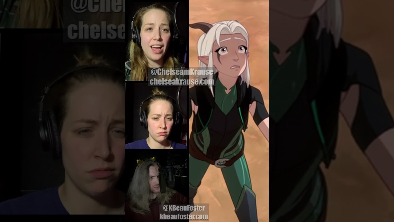 RAYLA confronts dragon SOL REGEM (Dragon Prince Fan Dub w/Chelsea M Krause) #SHORTS