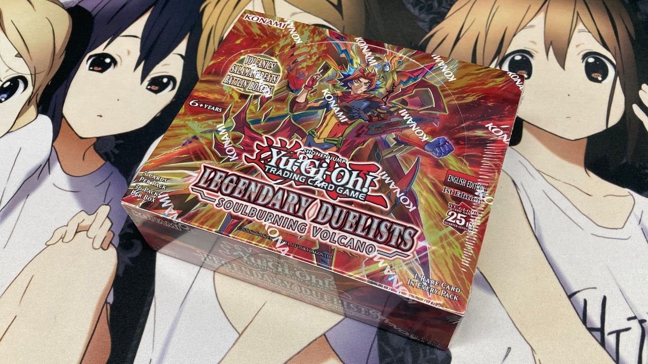 Opening Another Legendary Duelists Soulburning Volcano Yugioh Booster Box TCG