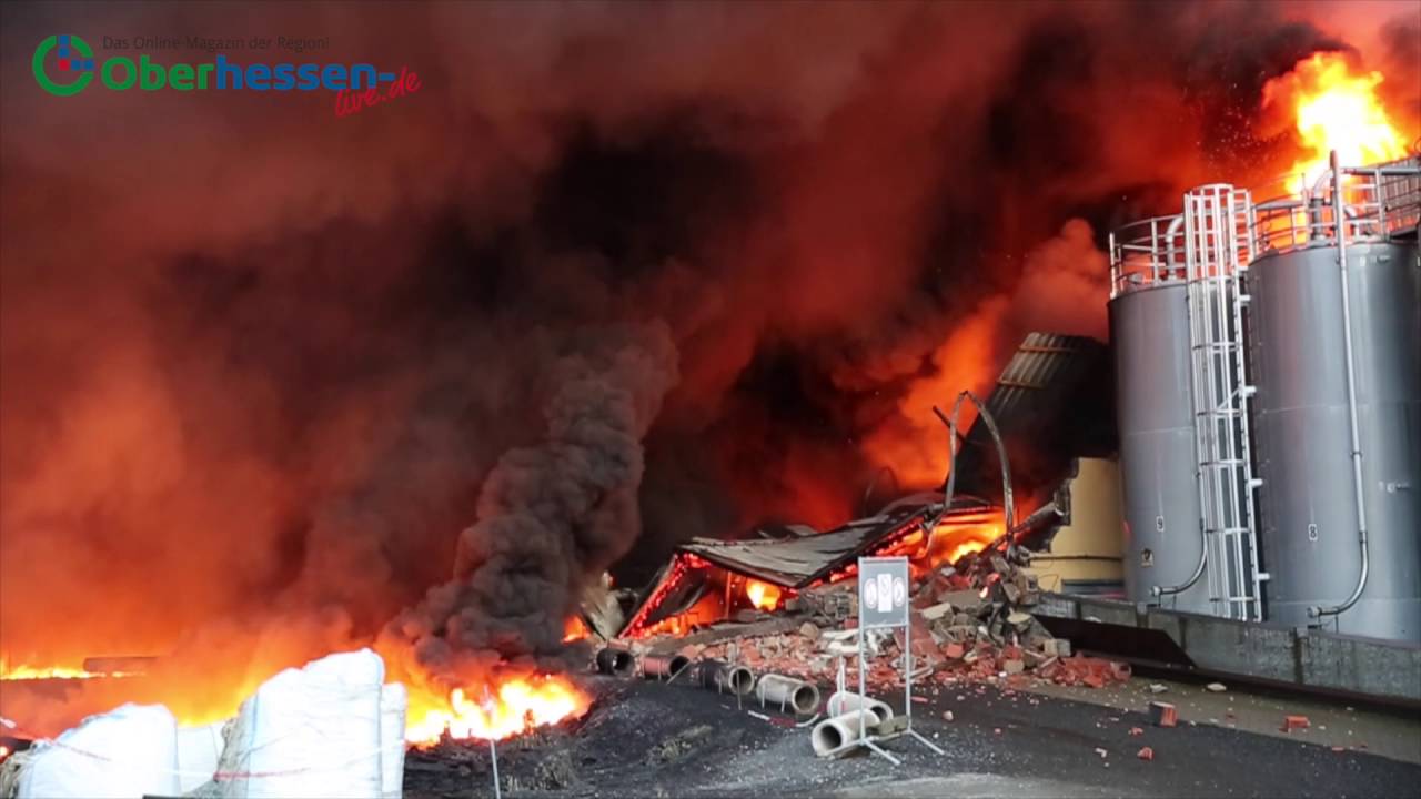 Gro&szlig;brand bei Verpackungshersteller ALX in Herbstein