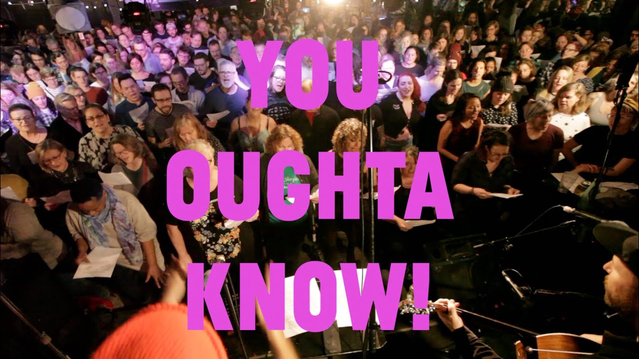 Choir! Choir! Choir! sings Alanis Morissette "You Oughta Know"