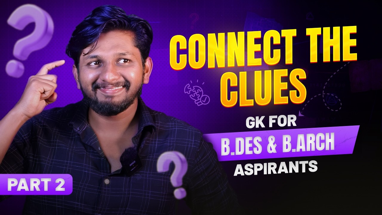 Can you Crack these CLUES ? | PART - 2  | GK for Design & Architecture Aspirants .🎯🤓