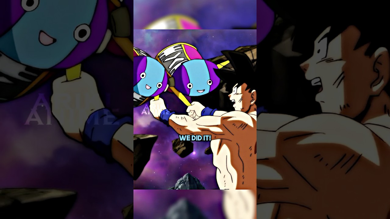 Goku and The Zeno's Celebrate His Win!