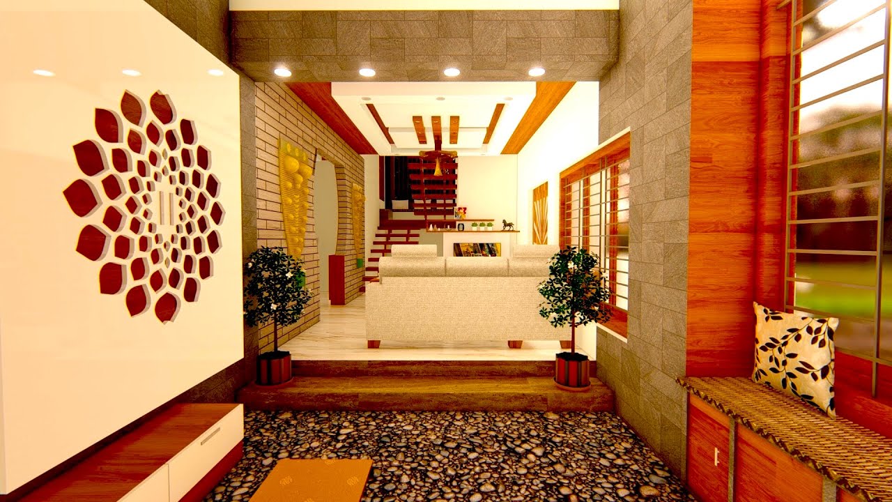 Courtyard House in 3 cents|1113sqft Nalukettu House|Small Nalukettu|Nadumuttam|Kerala Home Design