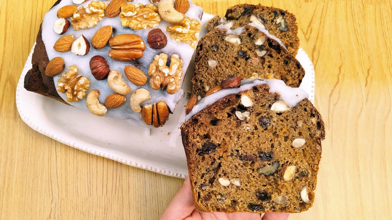 BUDIN NAVIDEÑO CON HARINA INTEGRAL