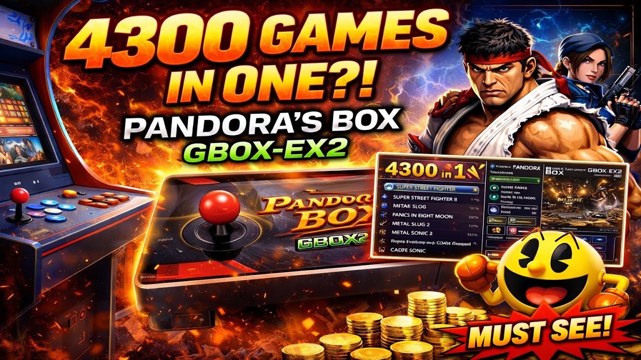 Pandora's Box GBOX EX2 4300 in 1 MultiGame