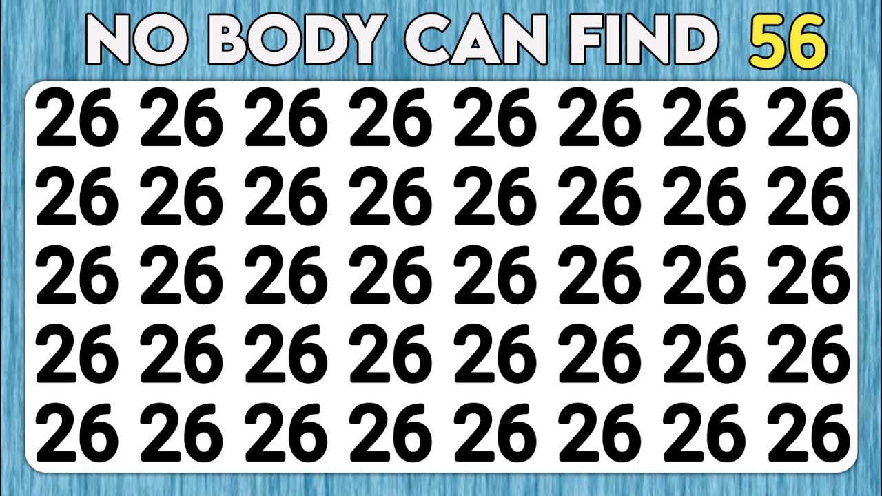 Test your eyes - Number and Letter Brain Edition | Observation Skills Emoji Quiz