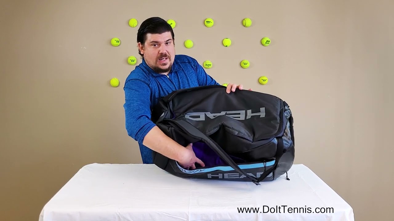 Head Gravity r-PET Tennis Sport Bag (Black/Mixed)