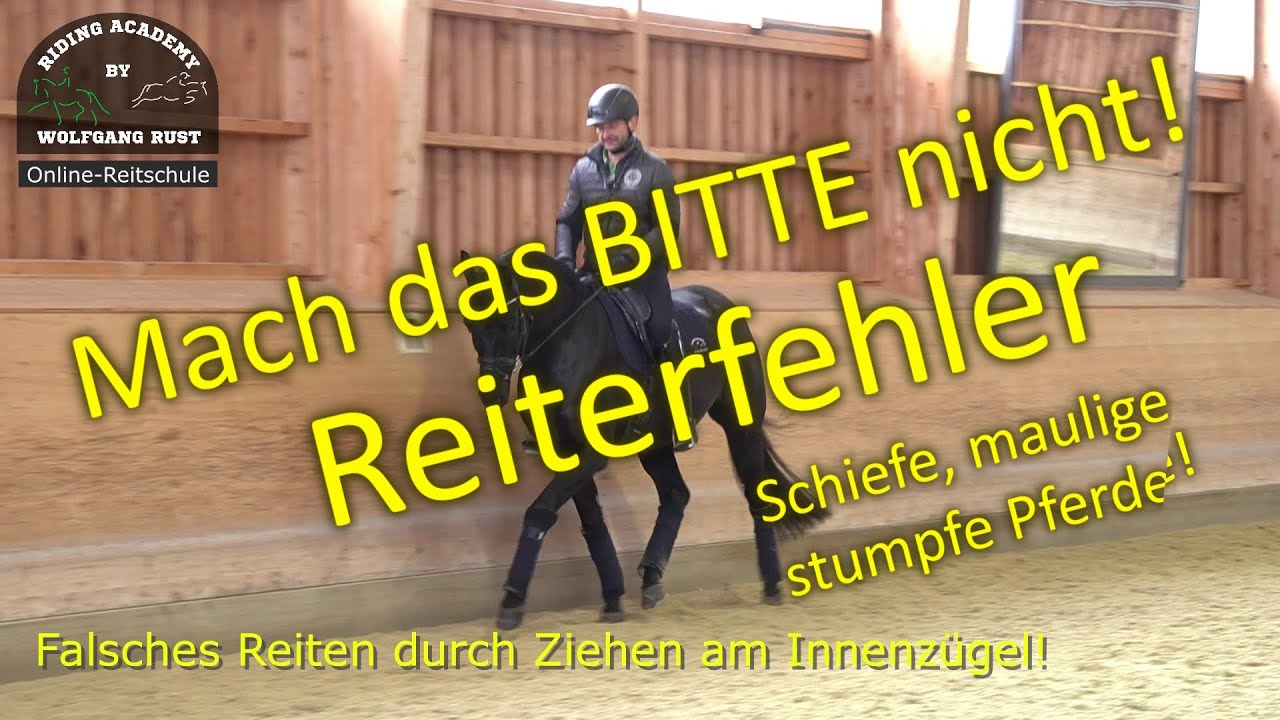 F131 Schiefe Pferde! Ursachen, Reiterfehler, natürliche- und erworbene Schiefe, Pferde Geraderichten