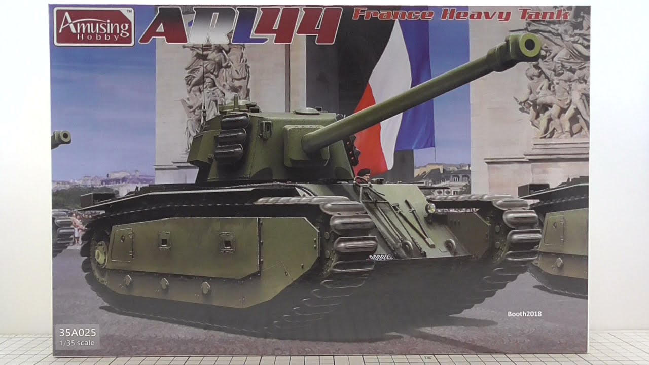 Amusing Hobby 1/35 Heavy Tank ARL-44 Kit Review
