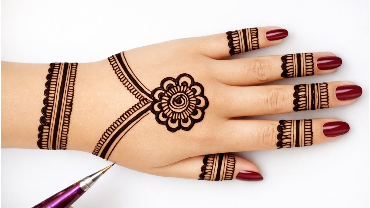 Easy Mehndi: Perfect for BeginnersMehndi for Beginners: Step-by-Step Guide to Flower Designs