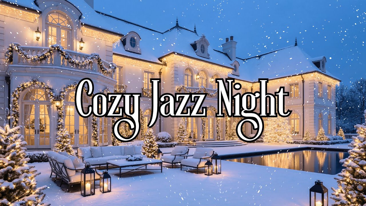 Smooth Jazz Evening ❄️ – Warm Lights, Cold Night Smooth Jazz