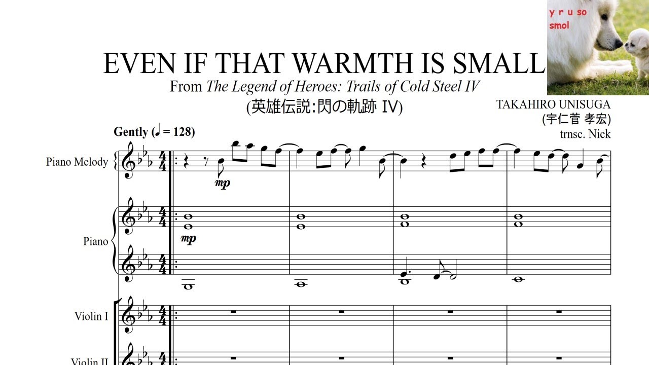 [Level 3 Transcription] Even If That Warmth Is Small | The Legend of Heroes: Trails of Cold Steel IV