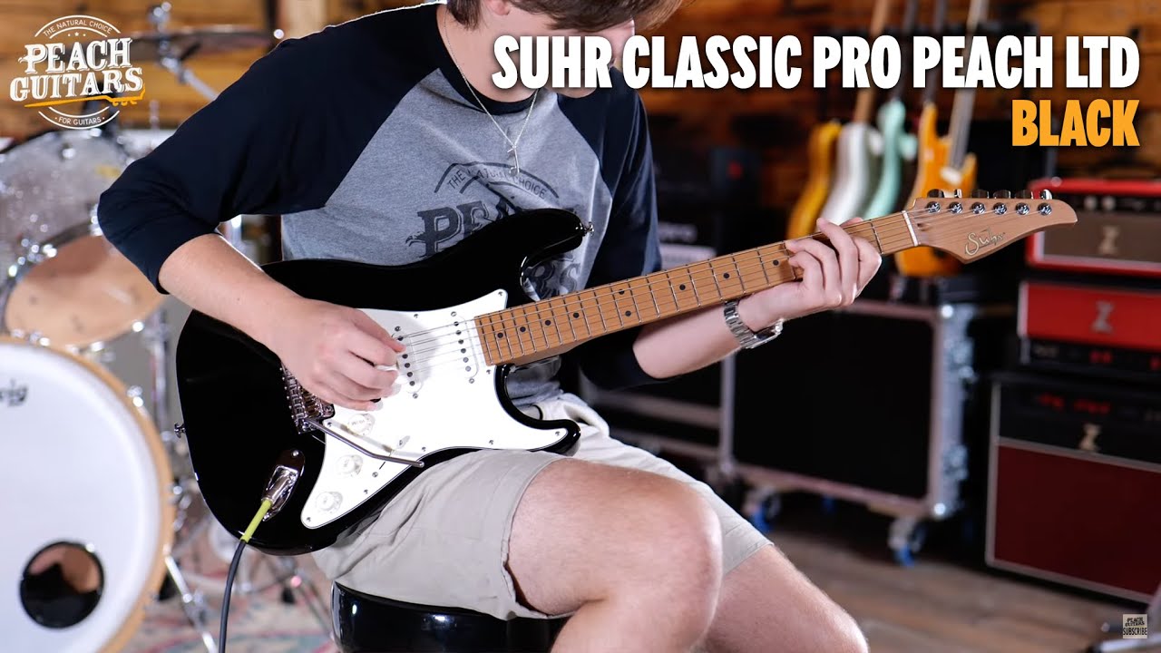 No Talking...Just Tones | Suhr Classic Pro Peach LTD - HSS Roasted Maple Black