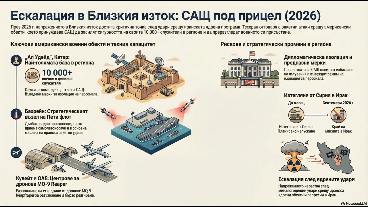 Американските военни бази в Близкия Изток