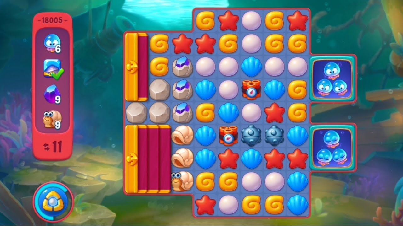Fishdom 18005 Hard Level - NO 💣🧨💥