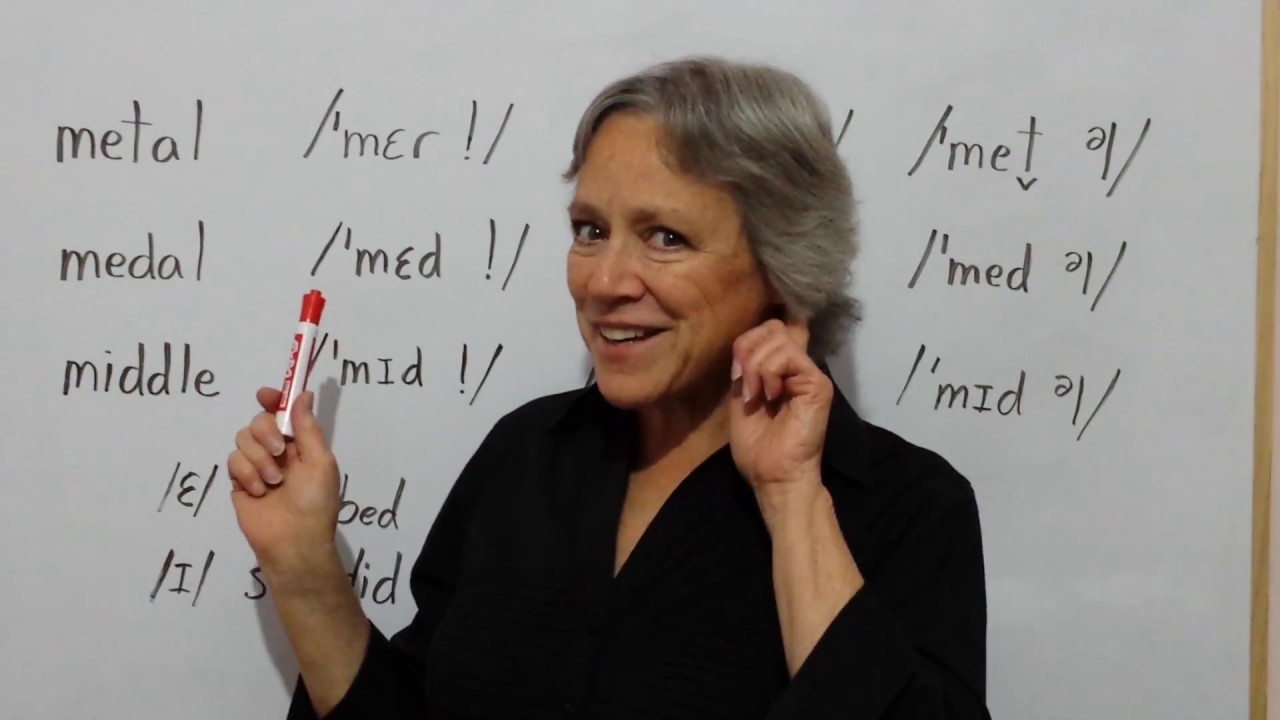 How to Pronounce METAL MEDAL MIDDLE in English
