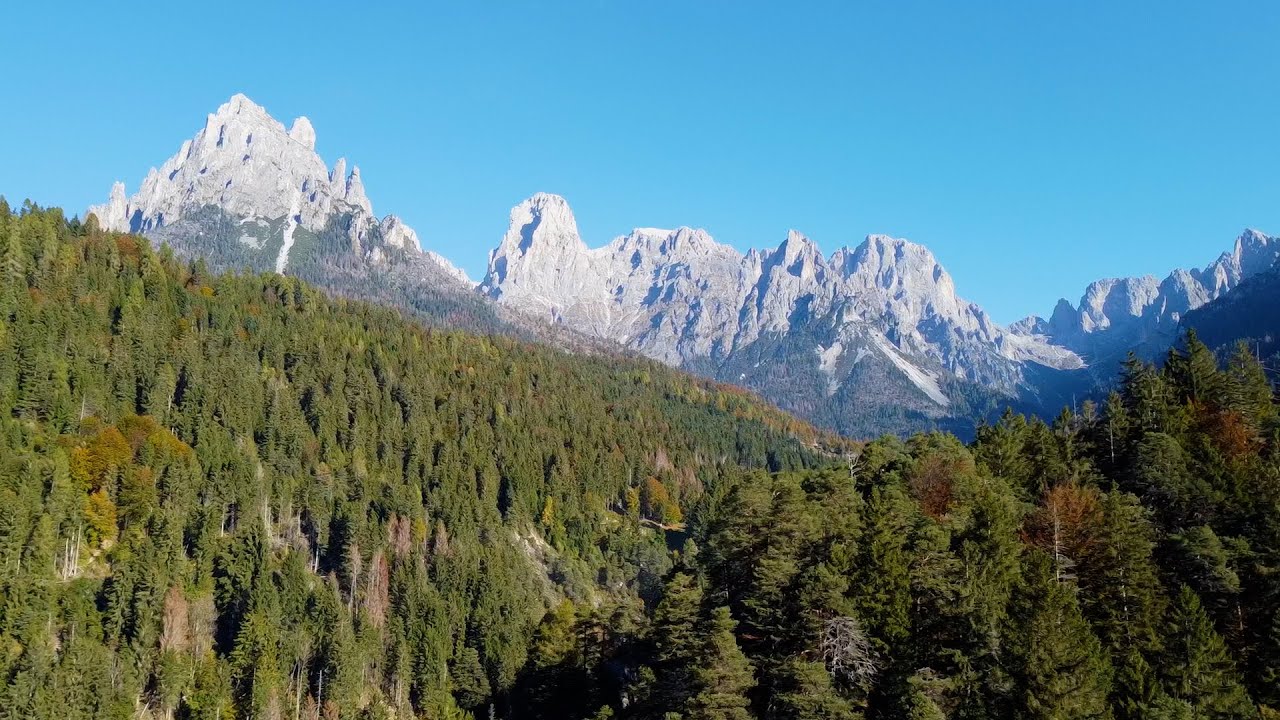 Fiera di Primiero, Trentino-Alto Adige, Italy - Drone Dji Mini2