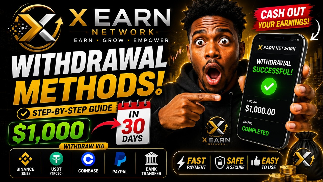 X EARN NETWORK WITHDRAWAL IS HERE! HOW TO CASH OUT YOUR EARNINGS