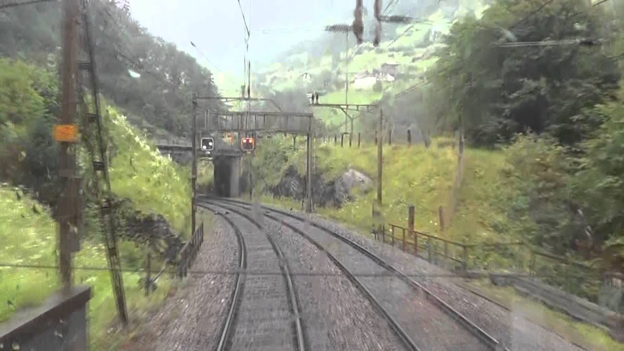 Ae 6/6 Führerstandsmitfahrt von Göschenen nach Erstfeld