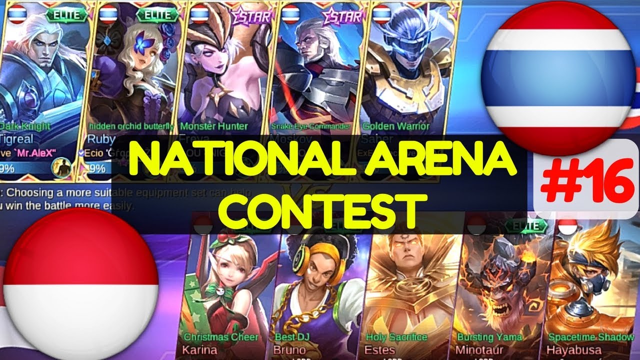 Thailand VS Indonesia [2nd Game 130617] National Arena Contest Mobile Legends