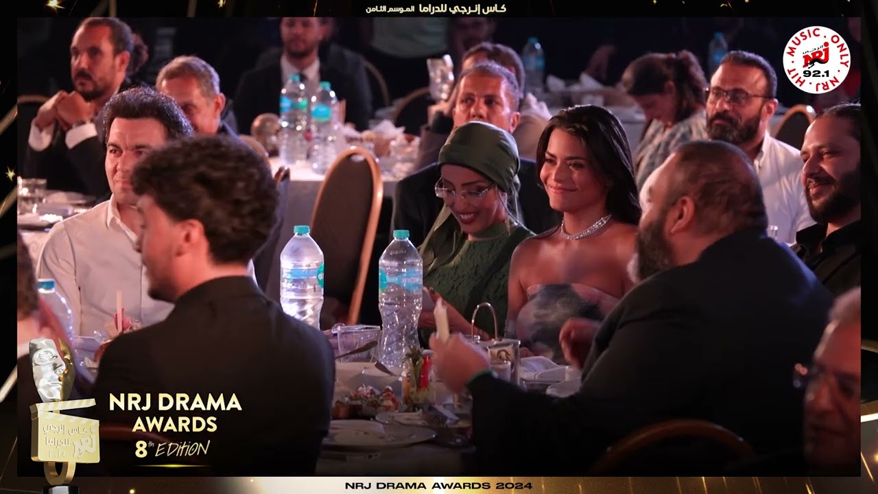 مسلسل أشغال شاقة و لحظة تكريم أسماء جلال و مصطفي غريب وطاقم العمل في كاس انرجي للدراما الموسم الثامن