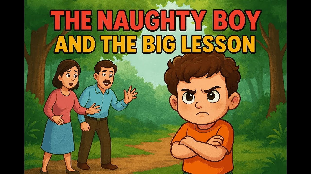 The Naughty Boy Who Learned His Lesson | Heartwarming Moral Story for Kids