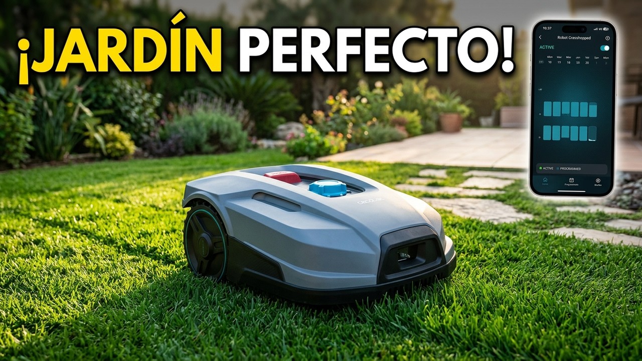 💥¿ES Recomendable el Conga GRASSHOPPER 800 Connected? Tu Jardín Perfecto Sin Esfuerzo