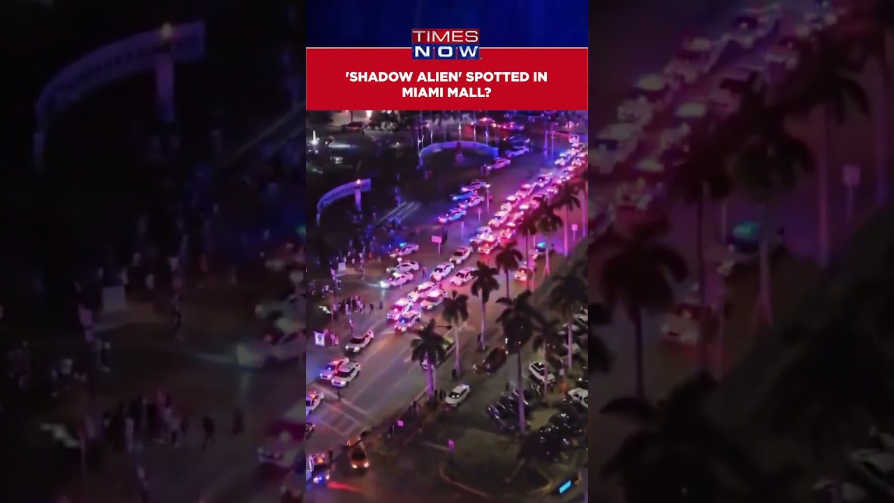 Miami: 10-Foot Shadow Alien Caught On Camera? Alien Invasion Scare Triggers Panic #shorts