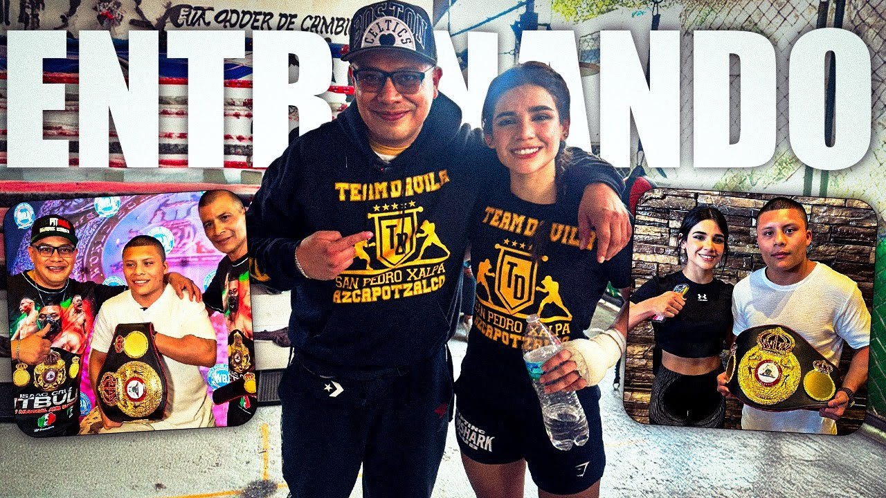 ENTRENADO CON EL MANOPLERO DEL PITBULL CRUZ: David Davila 🥊 BOXEO EN EL BARRIO MEXICANO -13 días