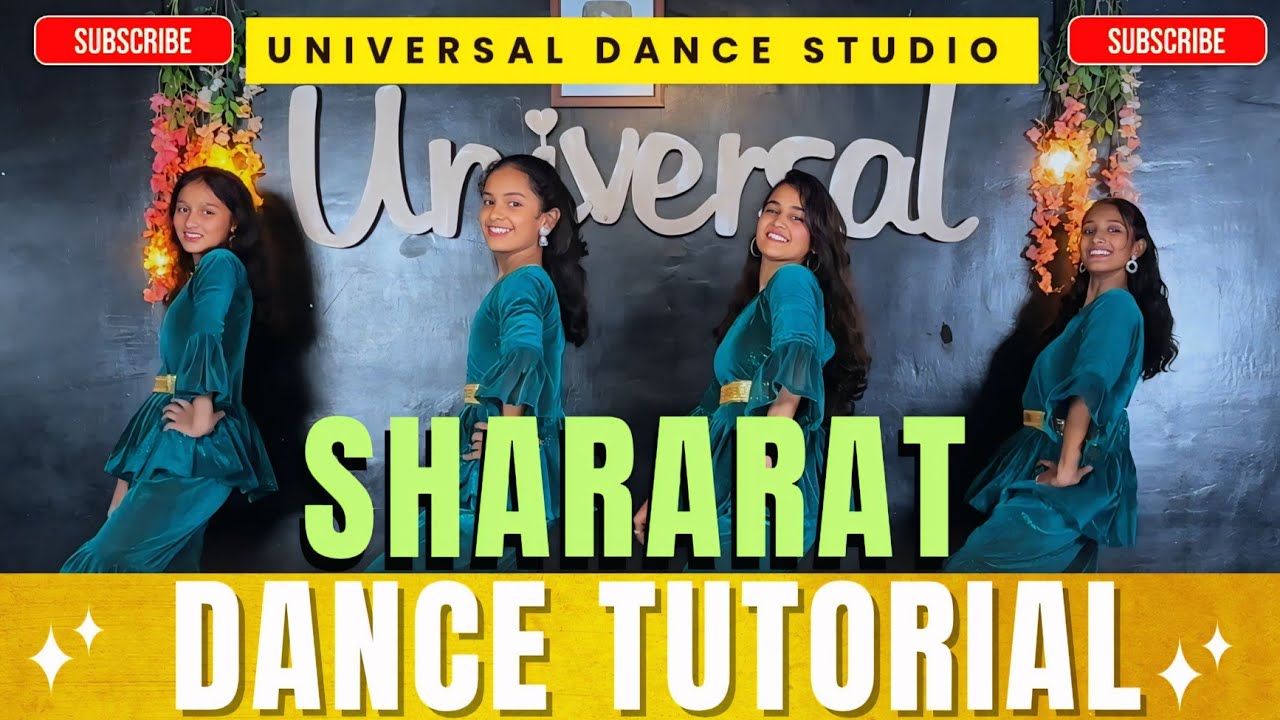 Shararat Dance Tutorial |Full Tutorial Dance |Step By Step Tutorial |Dhurandhar |Universal 