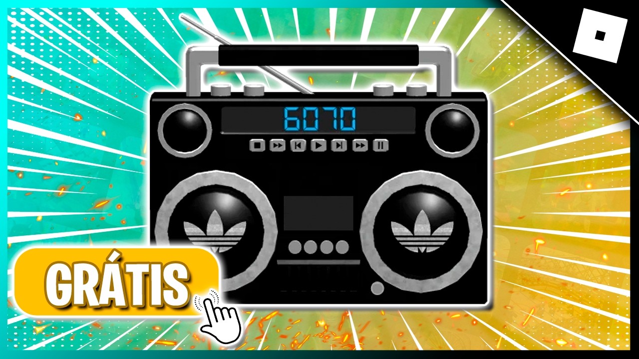 RÁPIDO! FÁCIL! COMO PEGAR ITEM CAIXA DE SOM ADIDAS ORIGINAL GRÁTIS NO ROBLOX