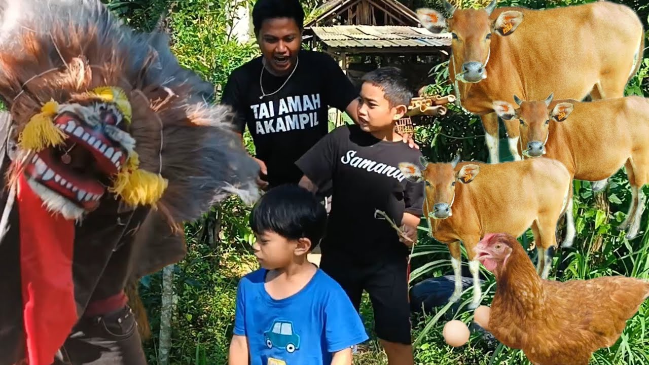 Kocak Irvan Ditakut Takutin Pakek Barongan Sama Pak Kojot