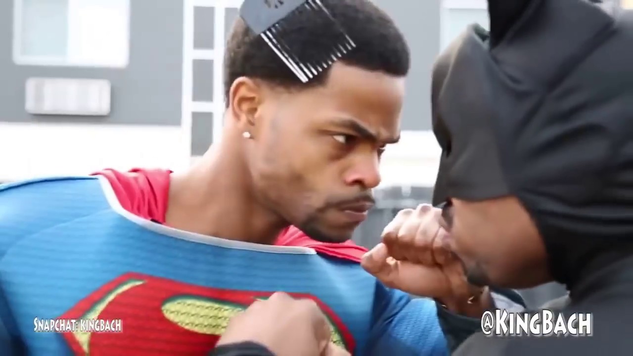 Batman vs Superman w/ Spiderman Funny Superhero in real life Videos