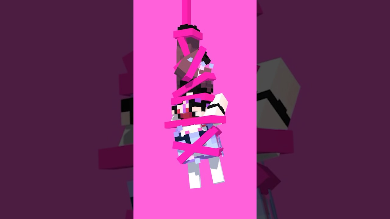 DECO*27 Rabbit Hole Pure Pure Minecraft Animation #vtuber #minecraft #purepure