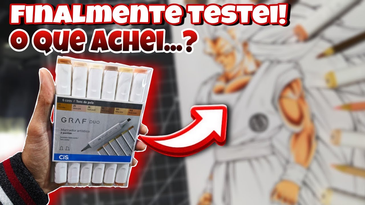Primeira vez usando Marcadores! é isso tudo mesmo?? Marcadores Cis tons de pele ( Review )