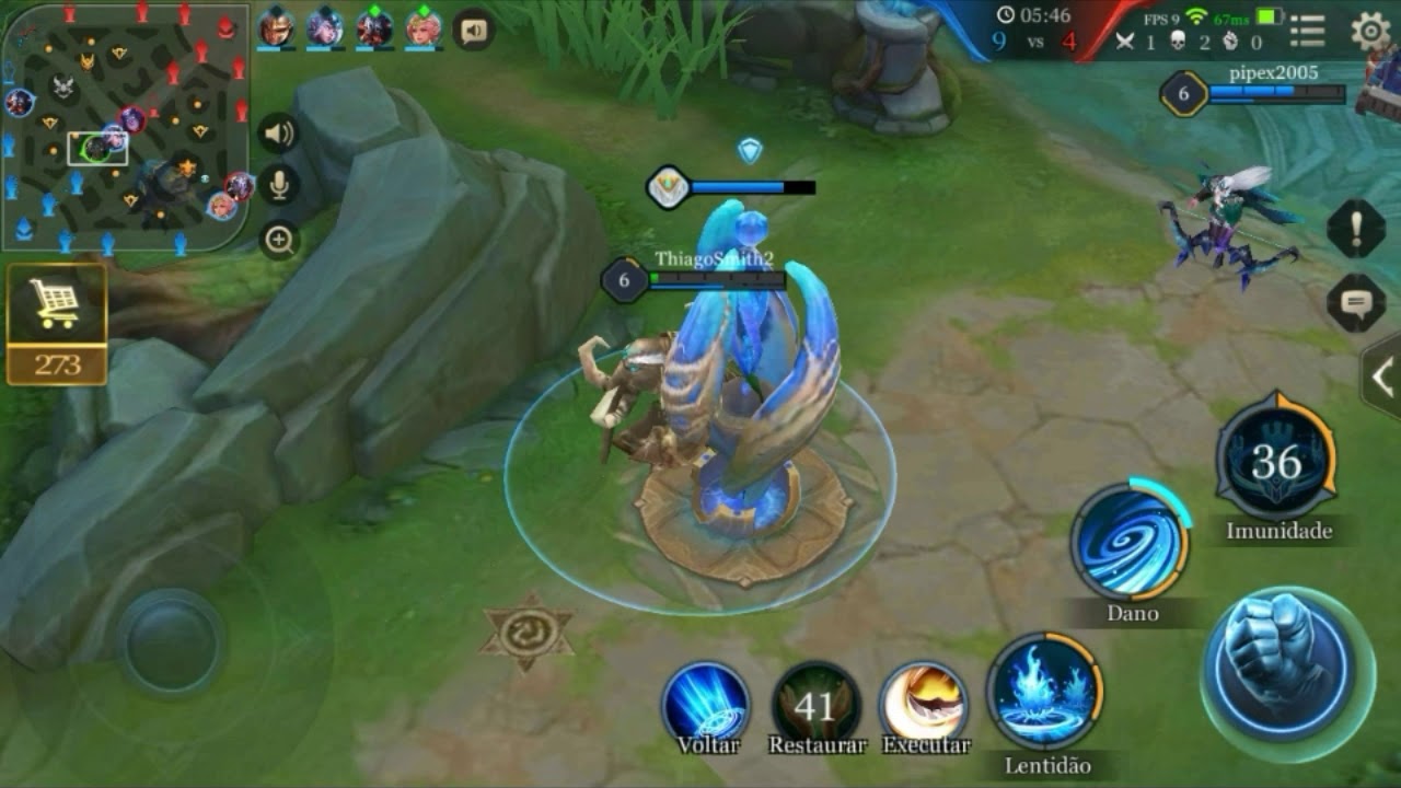 Jogando 5V5 -Arena of Valor