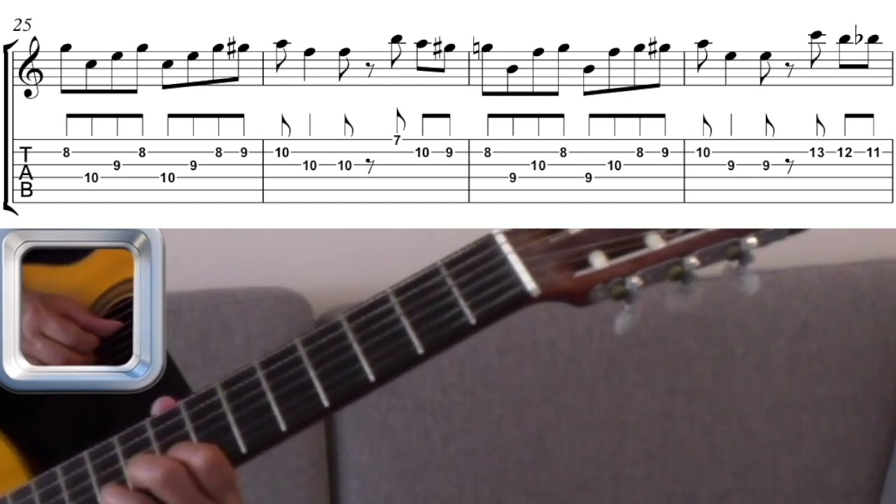 Tico-Tico no Fubá (Cha Cha) - Zequinha de Abreu | Guitar TAB