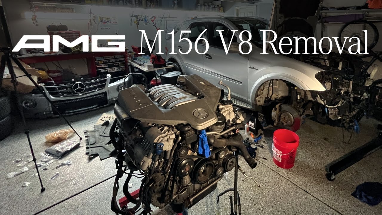 AMG M156 V8 Refresh Part 1: W164 ML63 Engine Removal... and Why??