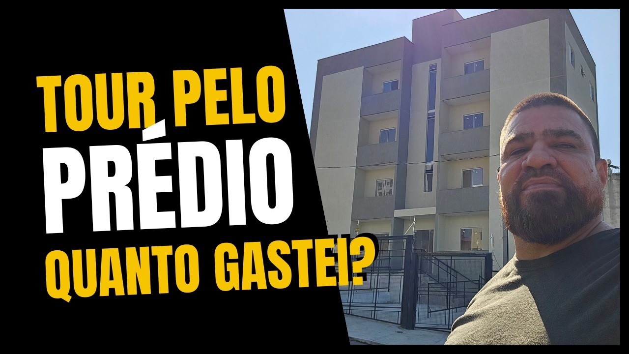 Tour pelo prédio e custos da obra.
