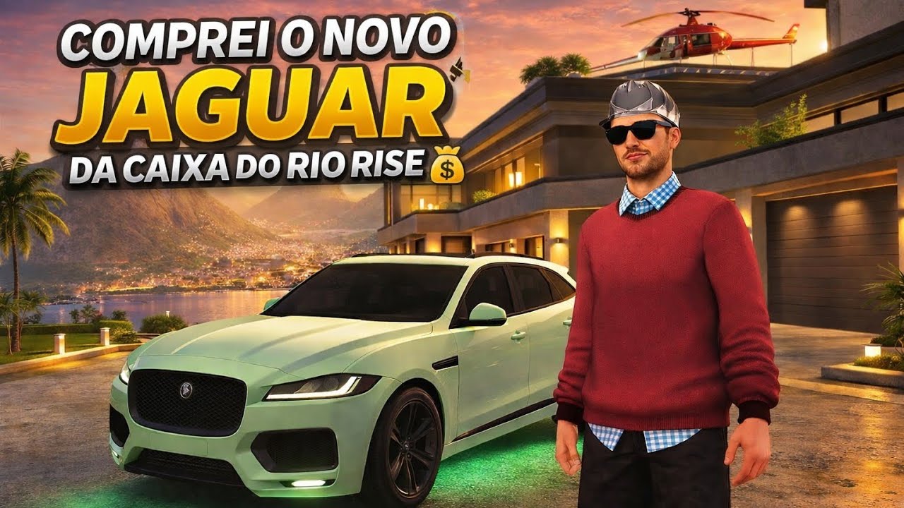 COMPREI O NOVO JAGUAR NO RIO RISE 🤑#riorise #rioriserp #gta #gtarp #games #gameplay 