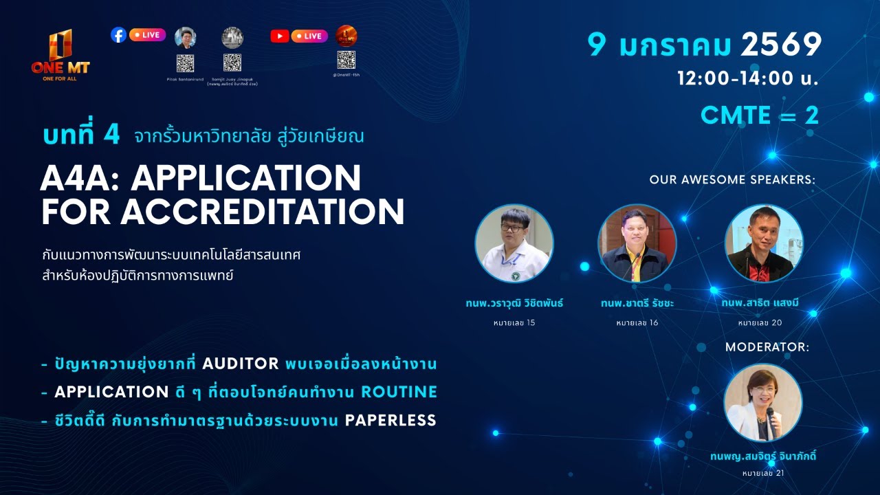 จากรั้วมหาวิทยาลัย...สู่วัยเกษียณ: บทที่ 4 Application for Accreditation
