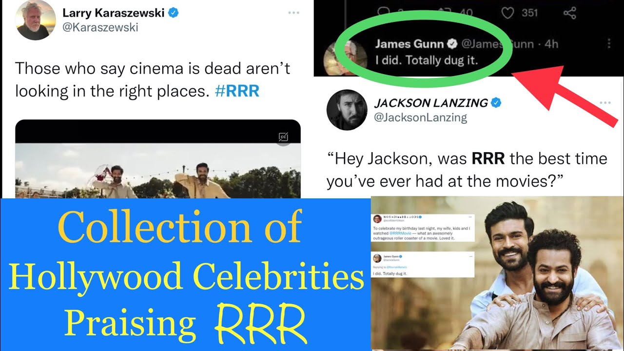 RRR Cult w These HUGE Hollywood Celebrities Keeps on Growing | SS Rajamouli, Ram Charan, NTR Jr
